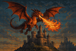 Pixel art hero image