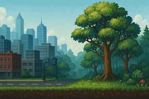 Environment pixel art